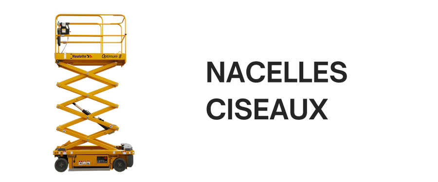 location nacelle ciseau